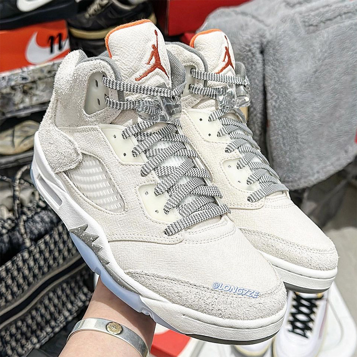 Điều đầu tiên nhận thấy khi nhìn vào Air Jordan 5 SE Craft là thiết kế độc đáo của nó - 3