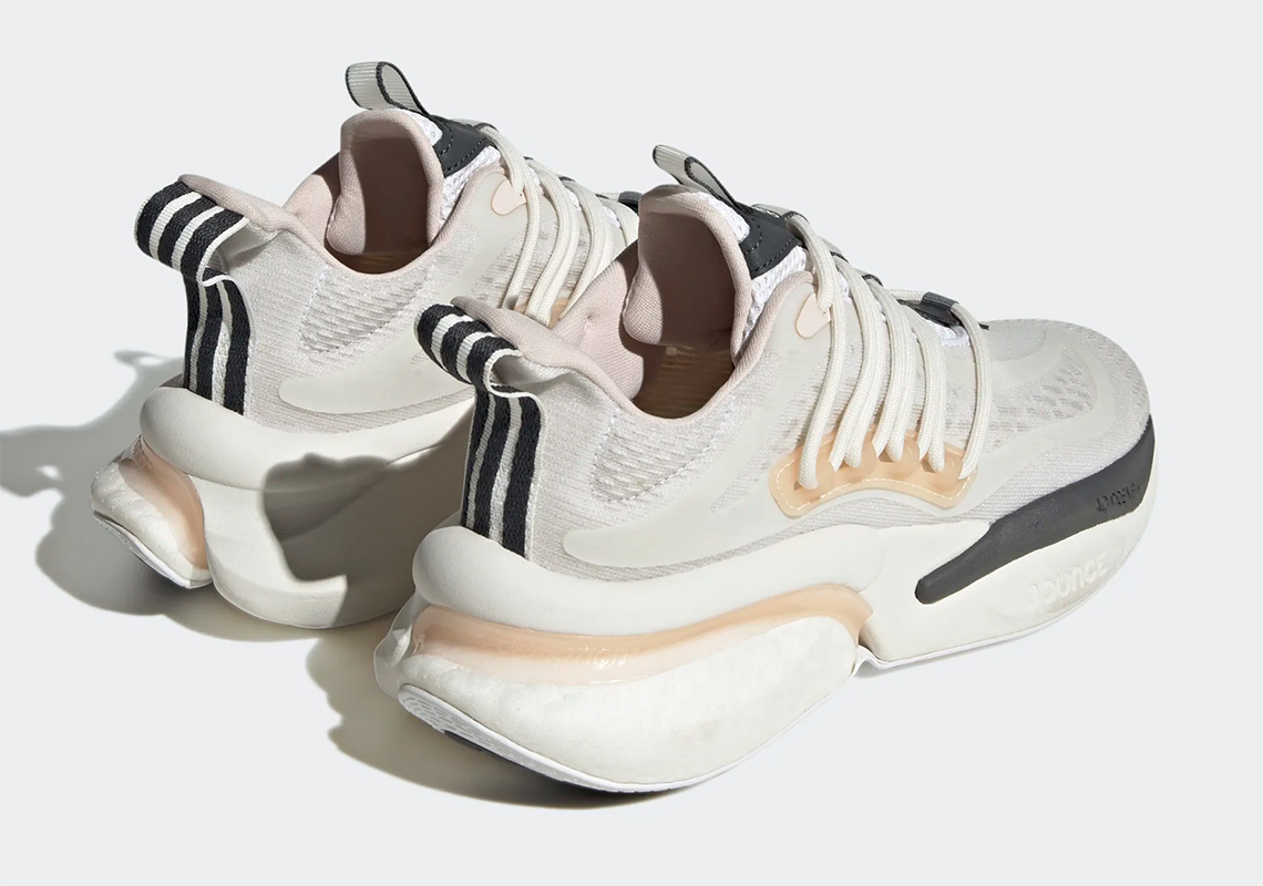 Đôi adidas AlphaBOOST cho nữ này có các điểm nhấn Wonder Quartz - 4