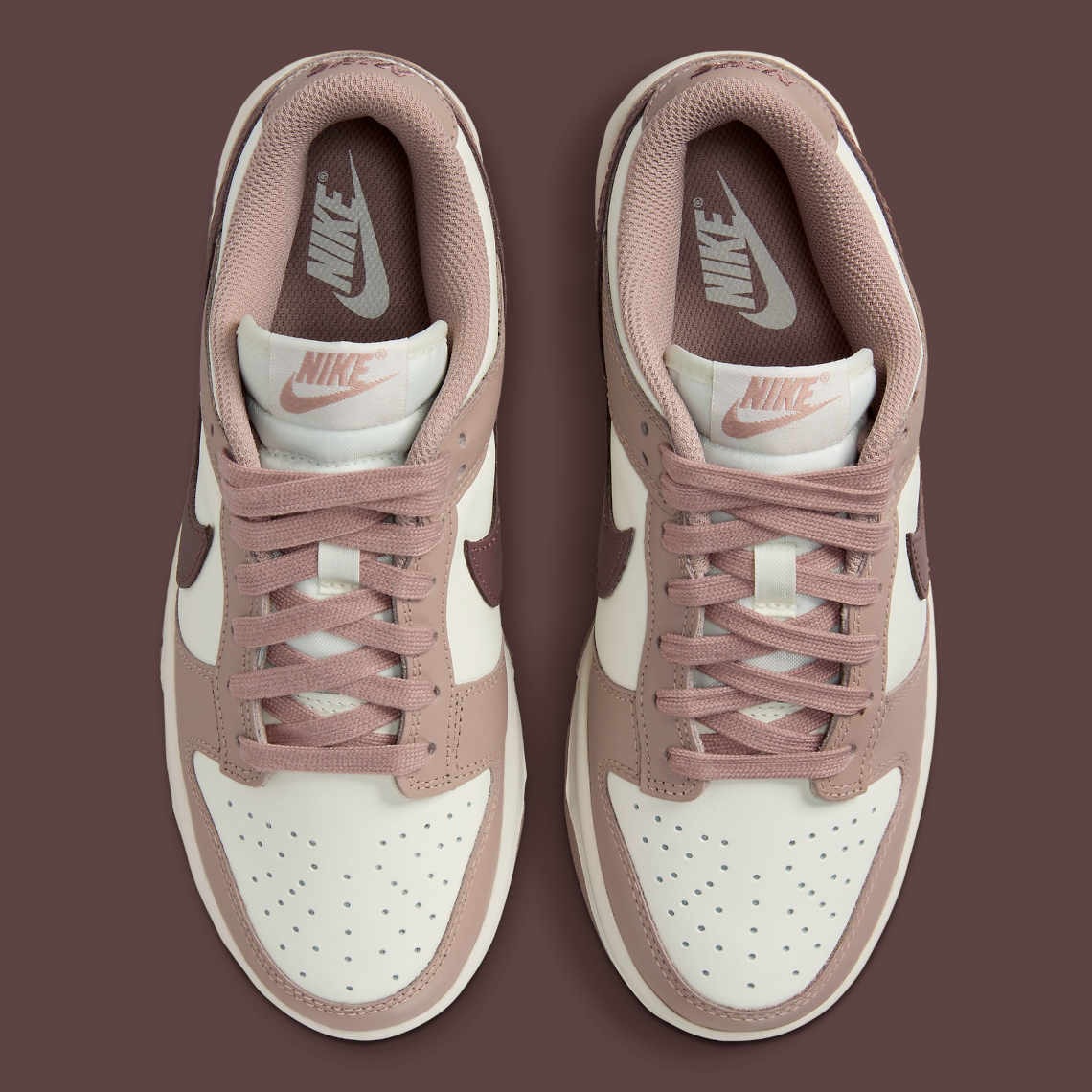 Đôi giày Nike Dunk Low mới ra mắt: Sail/Diffused Taupe/Plum Eclipse - Phong cách cổ điển đầy thú vị! - 4