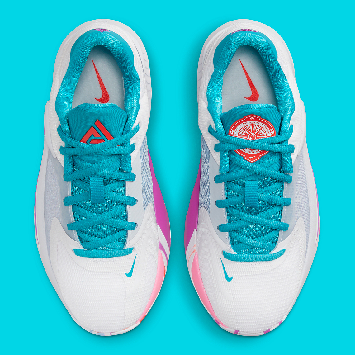 Đôi giày Nike Zoom Freak 4 trẻ em xuất hiện với hình ảnh Giấc mơ hoa vân anh - 4