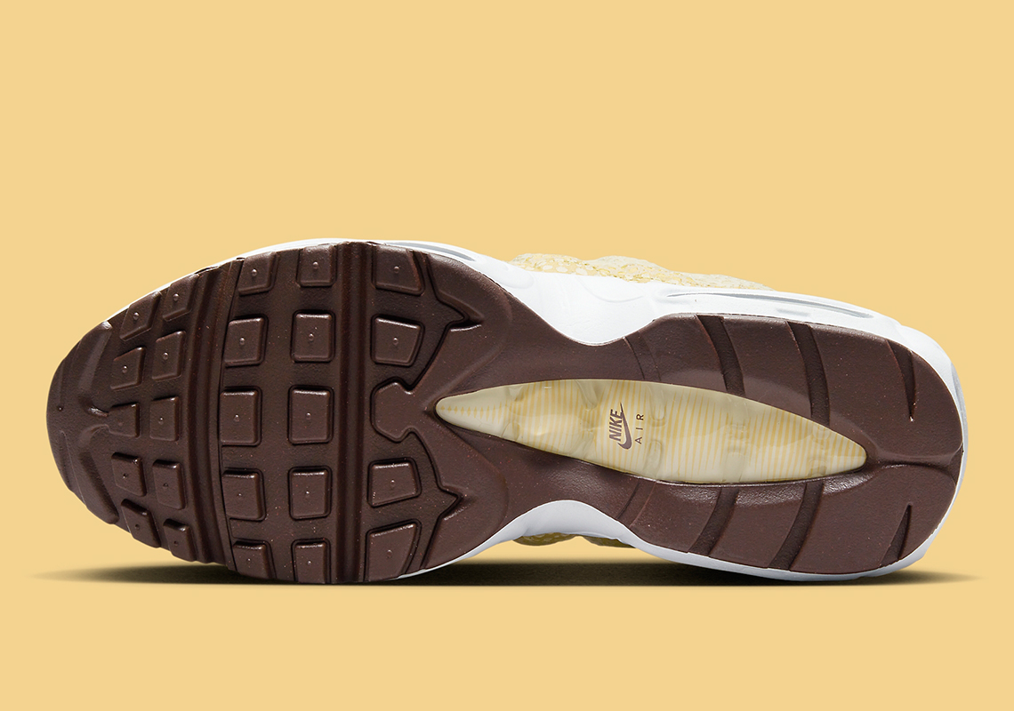 Đôi giày nữ Nike Air Max 95 Alabaster hoàn chỉnh với dây buộc mờ - 6