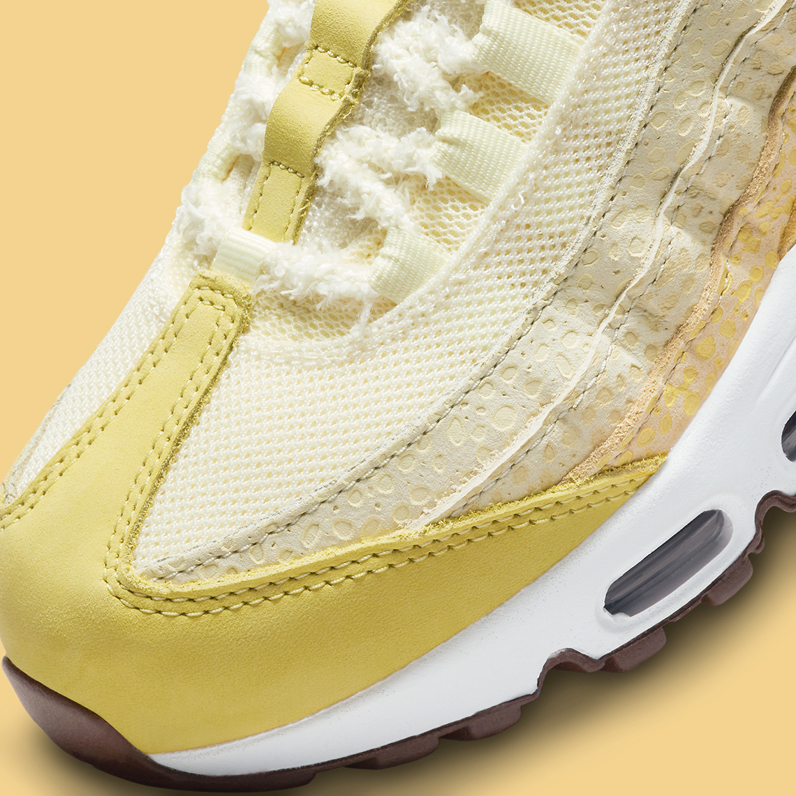 Đôi giày nữ Nike Air Max 95 Alabaster hoàn chỉnh với dây buộc mờ - 7