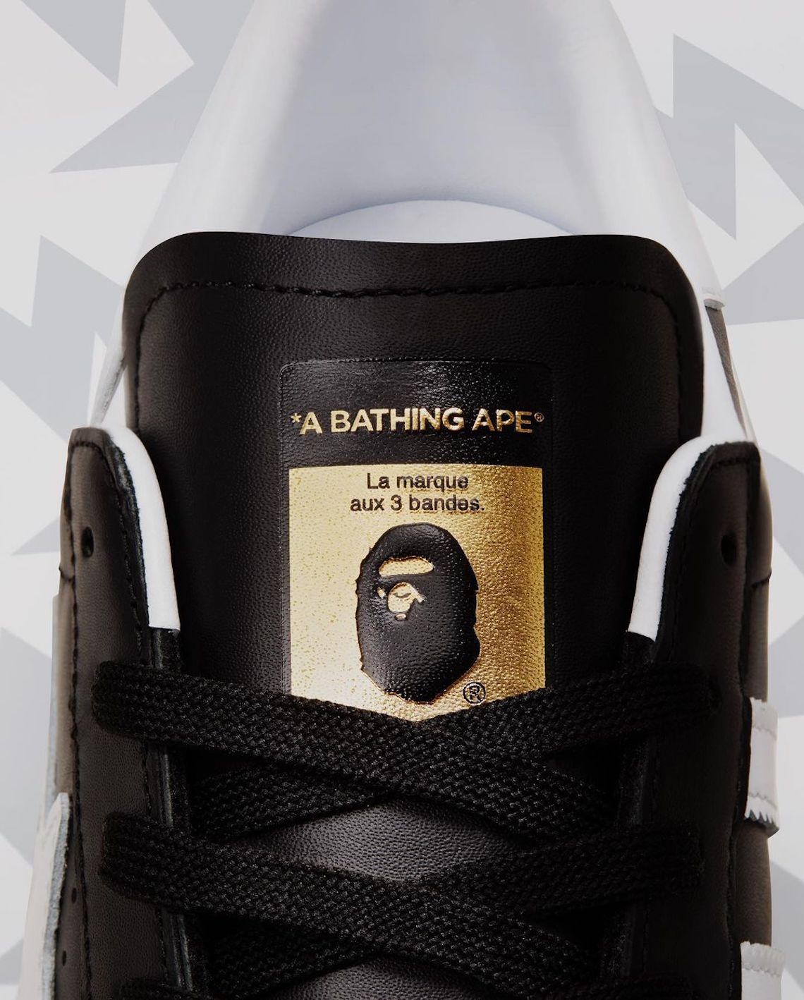 Đôi giày sneaker A BATHING APE® x adidas Superstar Black/White - 7