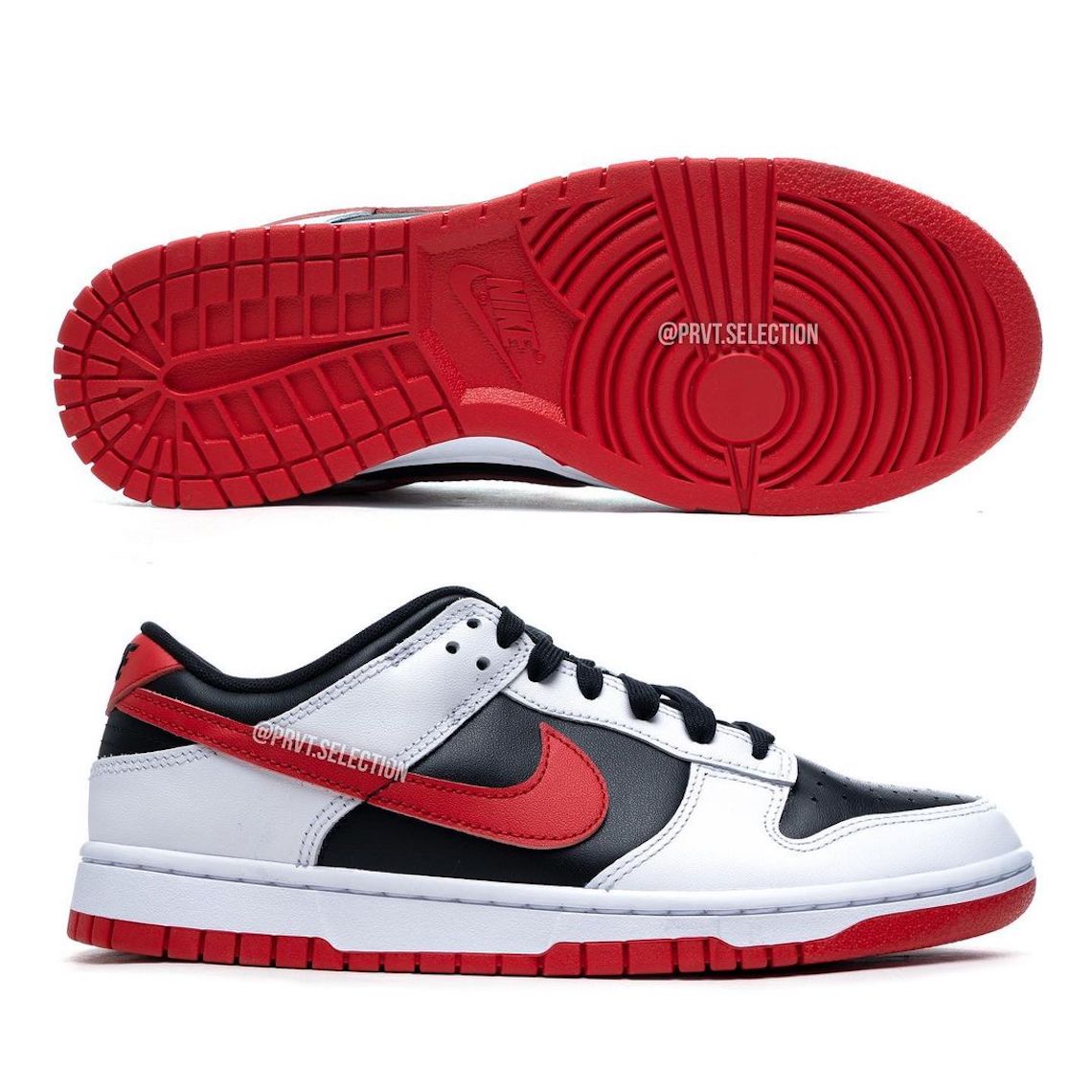 Đôi giày sneaker Nike Dunk Low xuất hiện mẫu Reverse Panda Red - 2