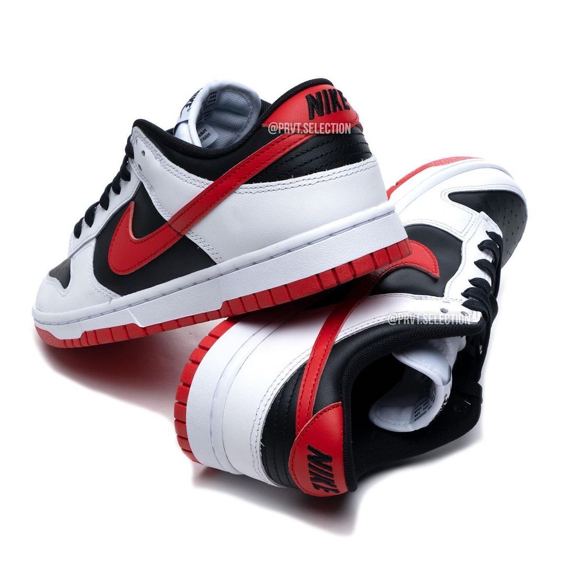 Đôi giày sneaker Nike Dunk Low xuất hiện mẫu Reverse Panda Red - 4