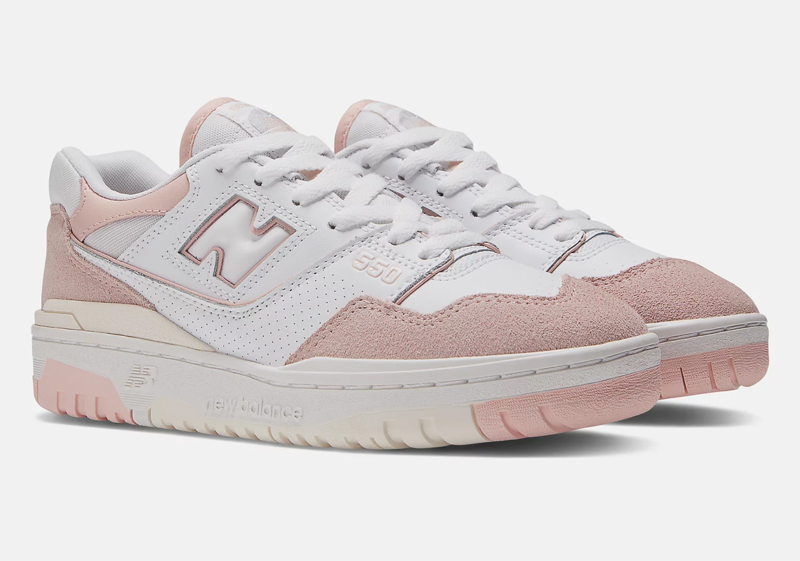 Đôi giày sneaker nữ New Balance 550 "Pink Sand" dự kiến phát hành vào ngày 19 tháng 10