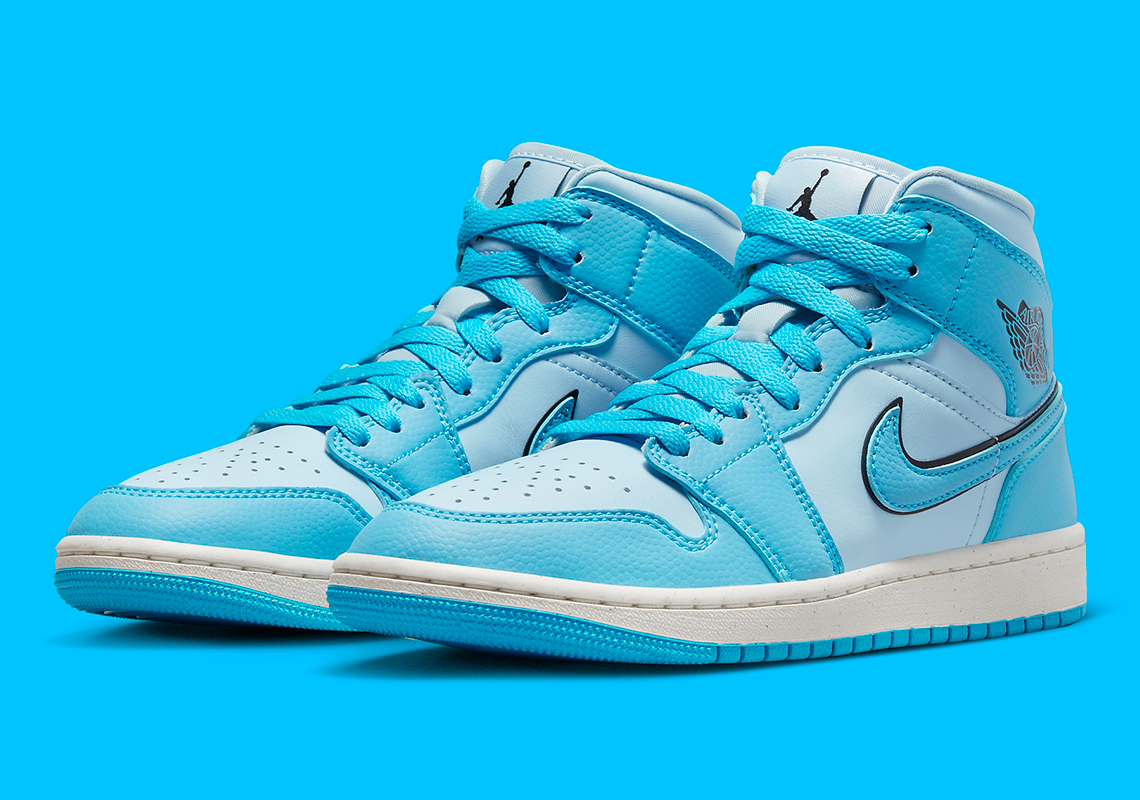 Đôi giày sneakerAir Jordan 1 Mid University Blue - 2