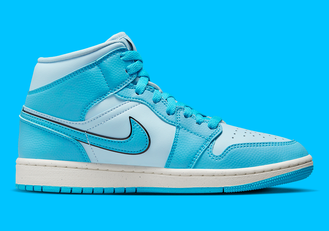 Đôi giày sneakerAir Jordan 1 Mid University Blue - 3