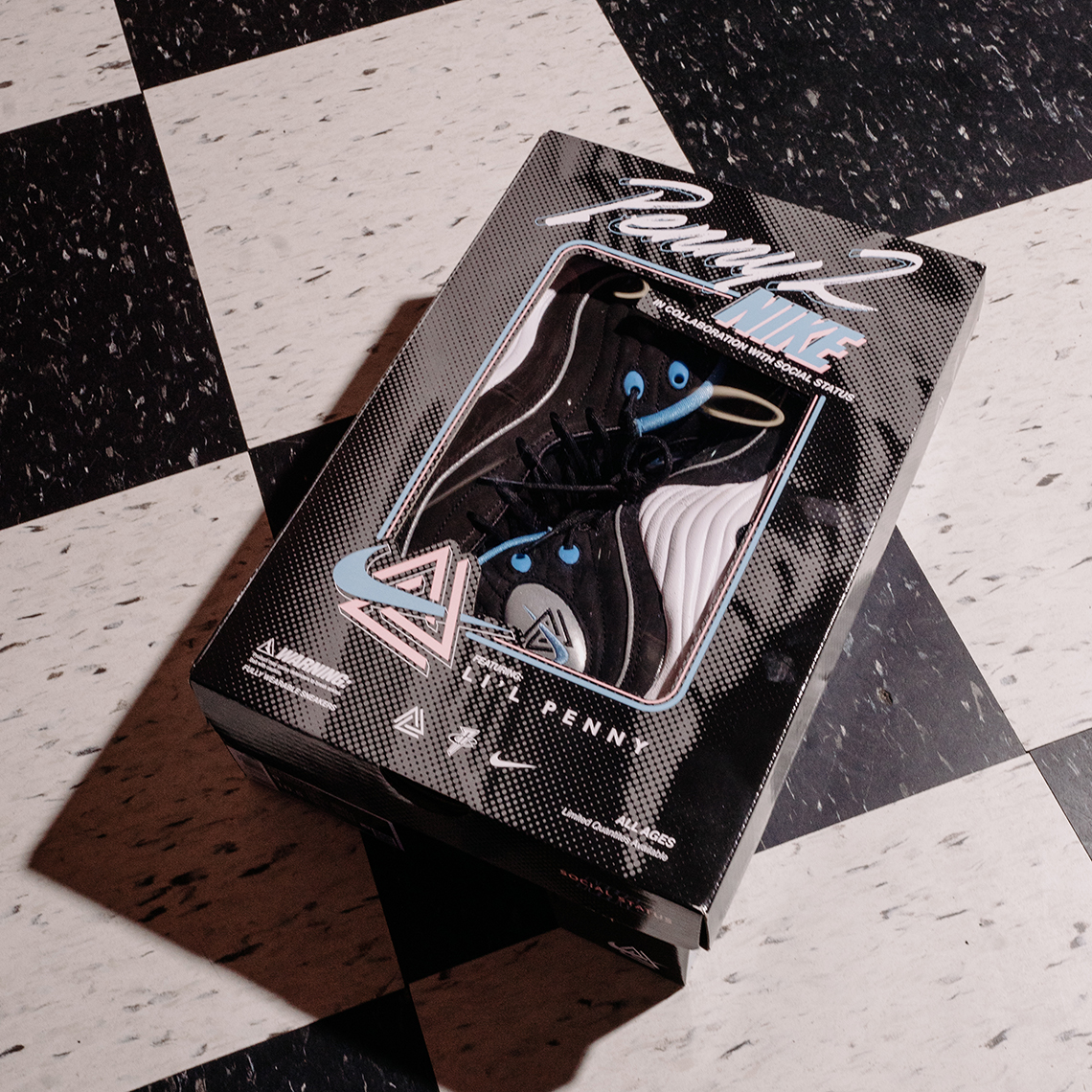 Đôi giày Social Status Nike Air Max Penny 2 Black - 8