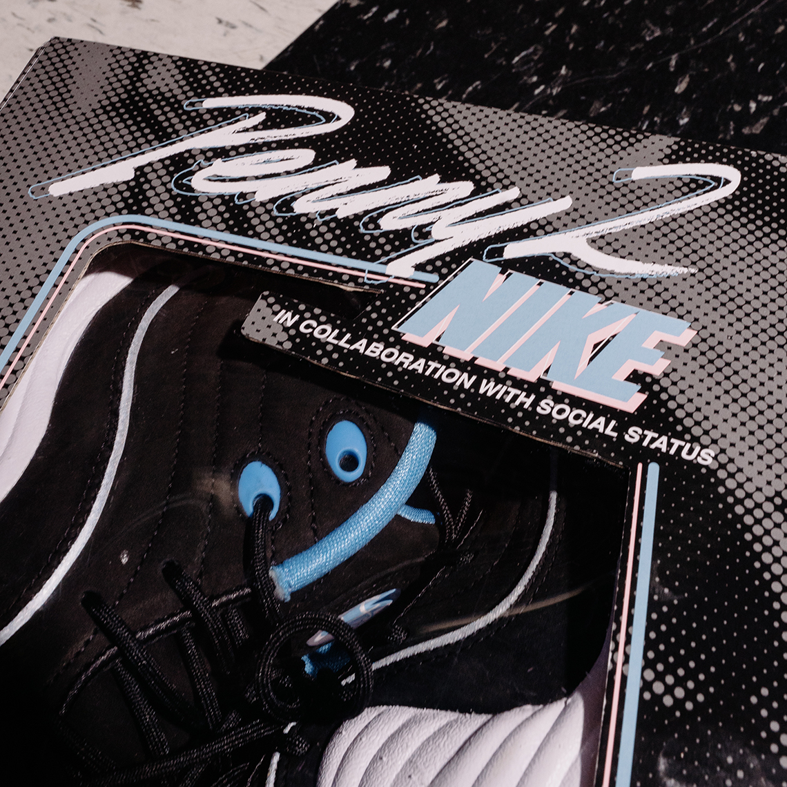 Đôi giày Social Status Nike Air Max Penny 2 Black - 9