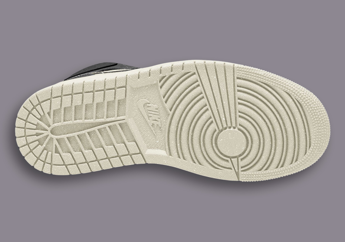 Đôi giày thể thao Air Jordan 1 Mid SE Canvas với màu tím nhạt - 3