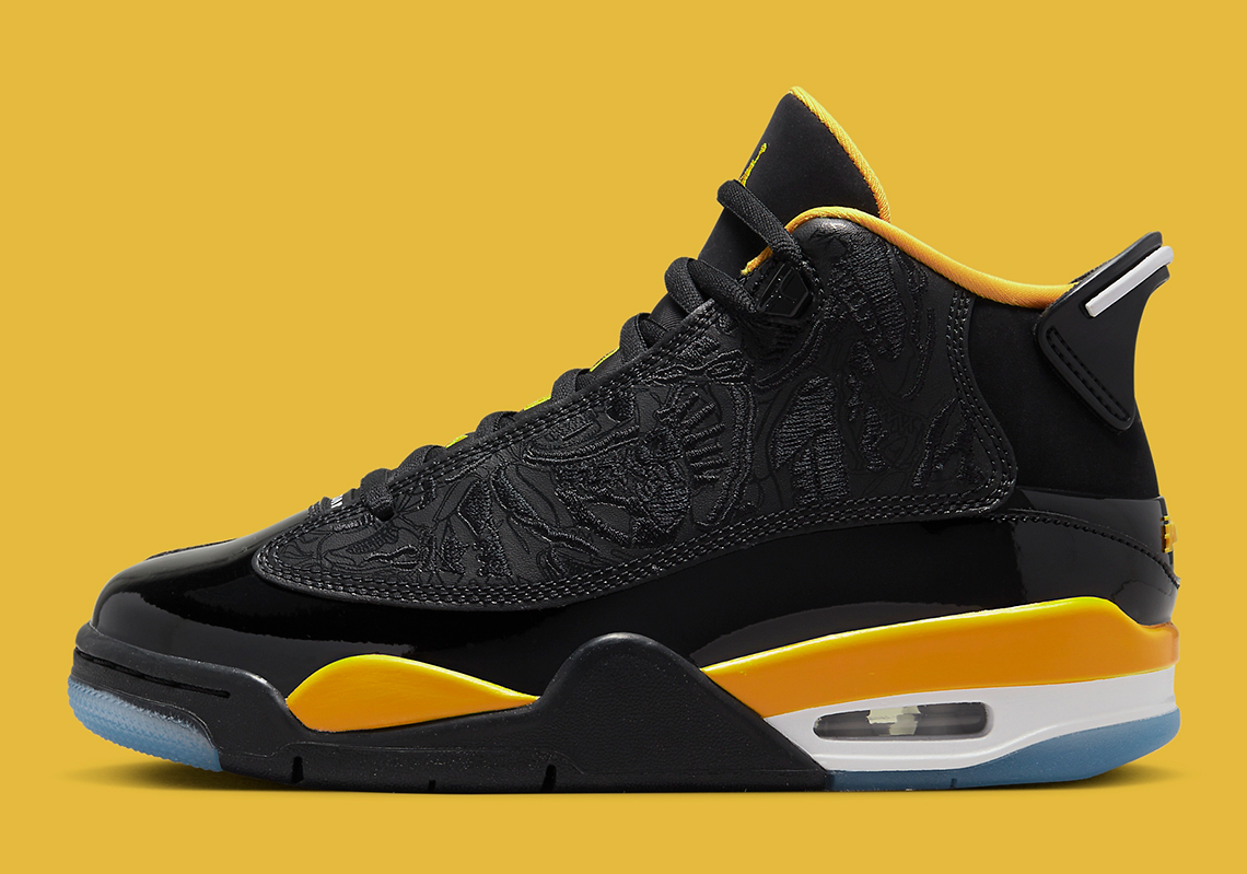 Đôi giày trẻ em Jordan Dub Zero Black Tax - 2