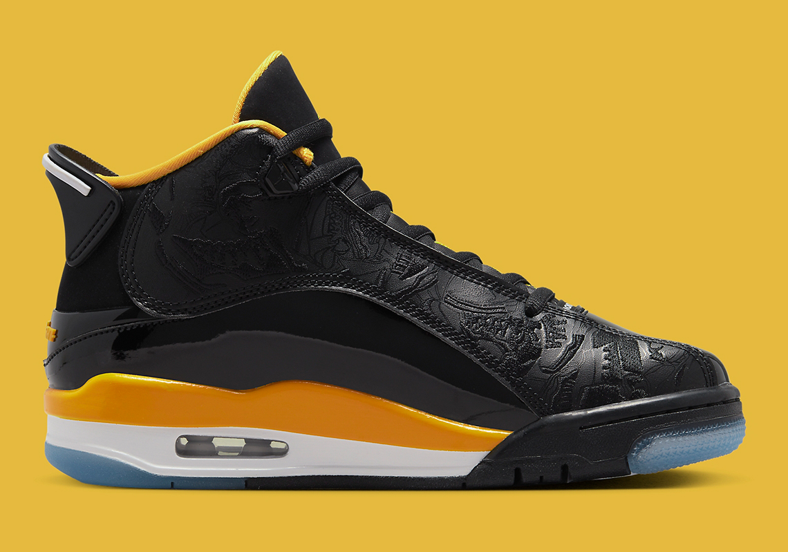 Đôi giày trẻ em Jordan Dub Zero Black Tax - 3