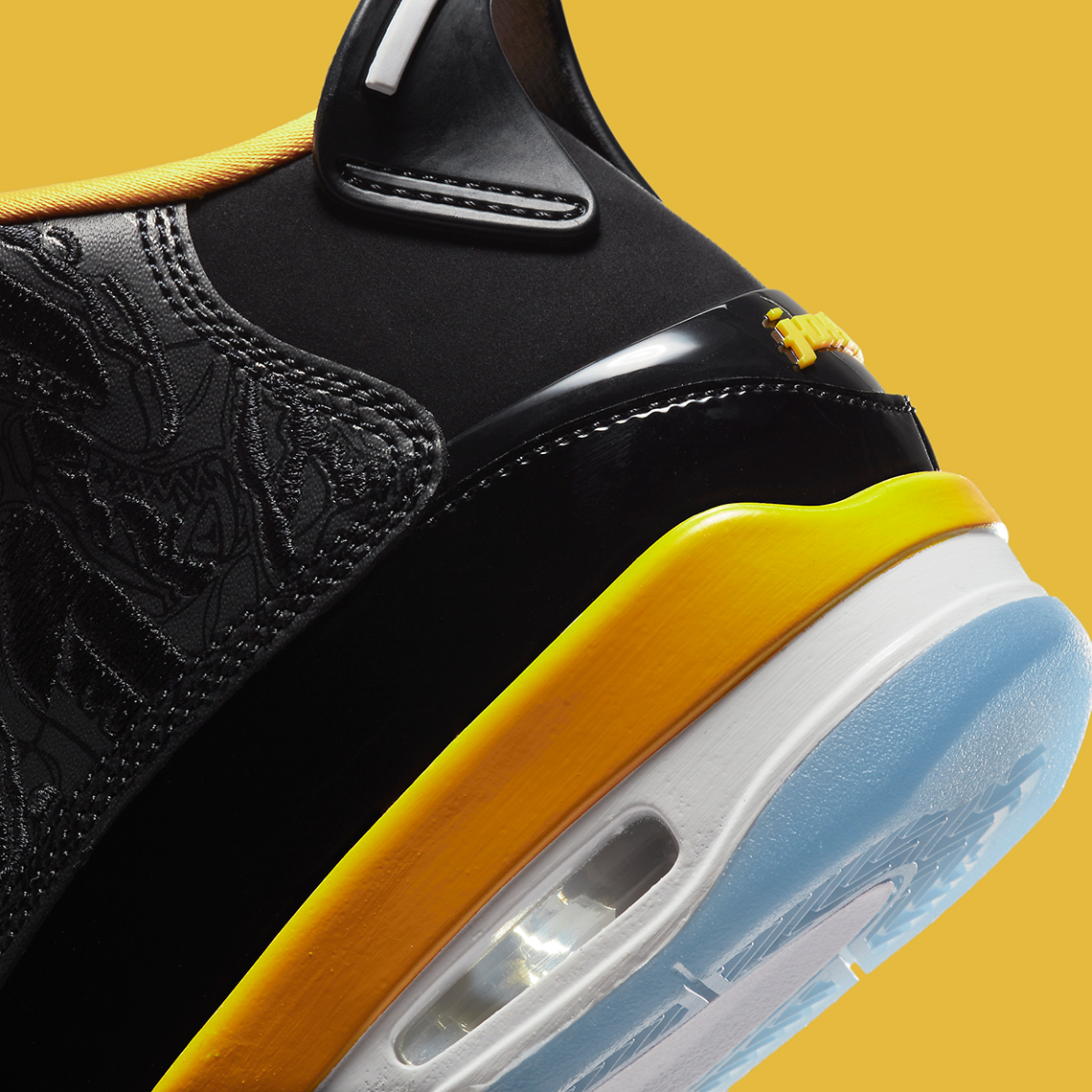 Đôi giày trẻ em Jordan Dub Zero Black Tax - 8