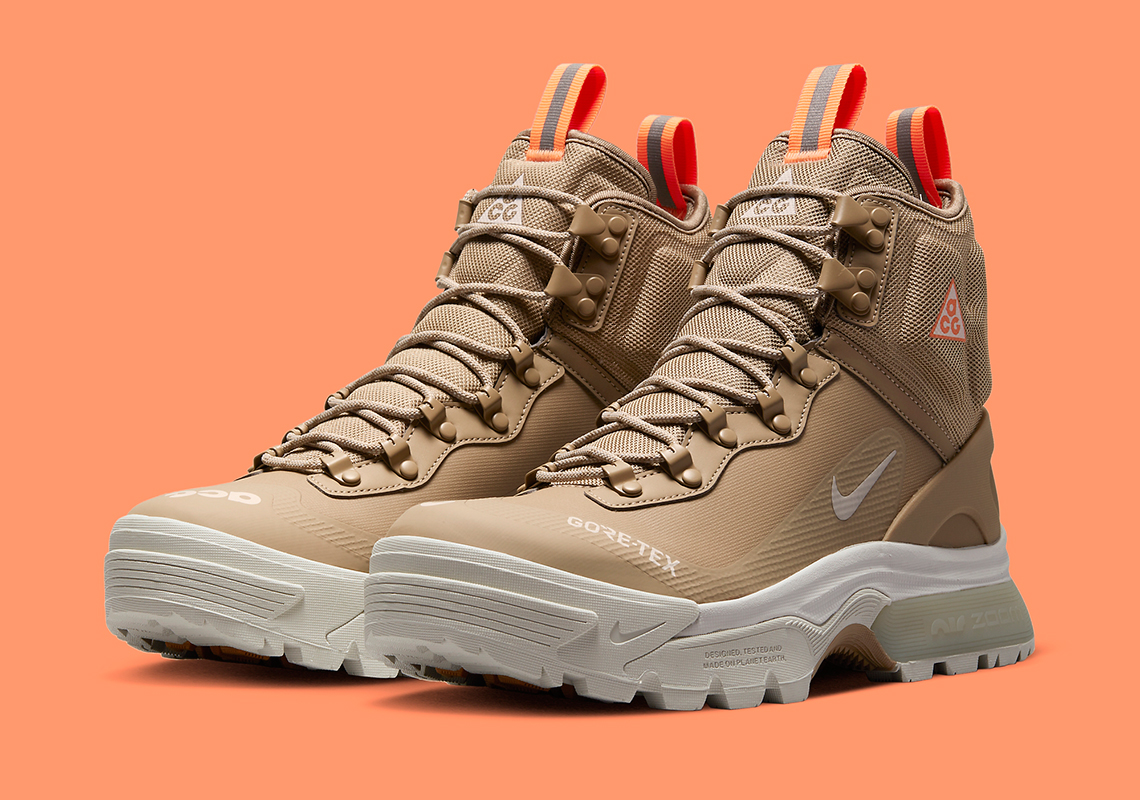 Đôi Nike ACG Zoom Gaiadome GORE-TEX mới nhất "Khaki" và "Atomic Orange"