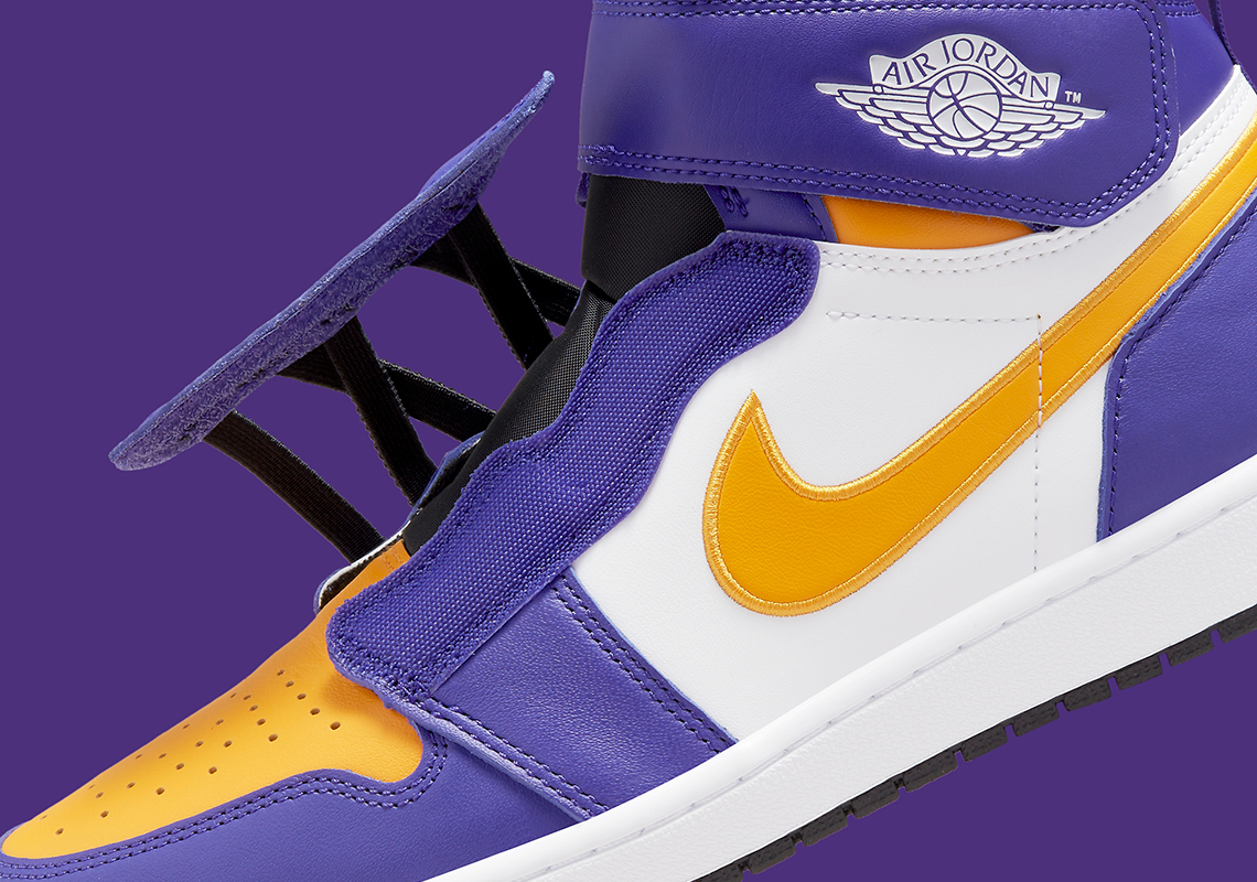 Đôi sneaker Air Jordan 1 FlyEase Lakers - 1