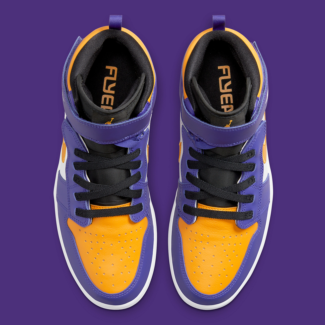 Đôi sneaker Air Jordan 1 FlyEase Lakers - 5