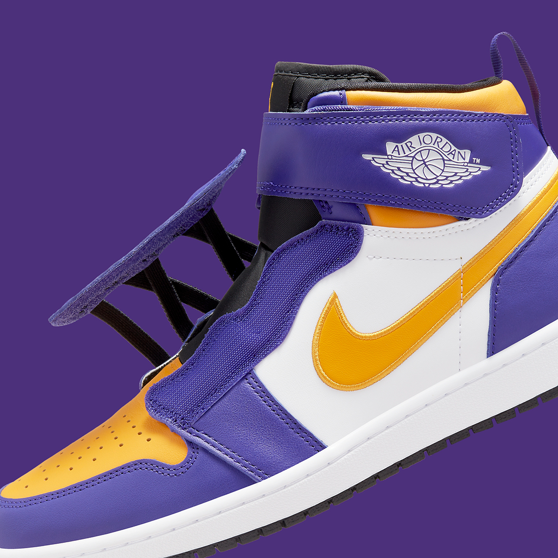 Đôi sneaker Air Jordan 1 FlyEase Lakers - 8