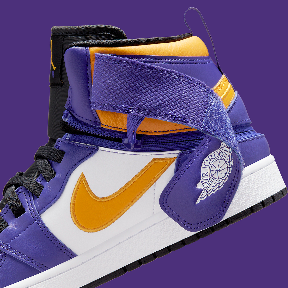 Đôi sneaker Air Jordan 1 FlyEase Lakers - 9