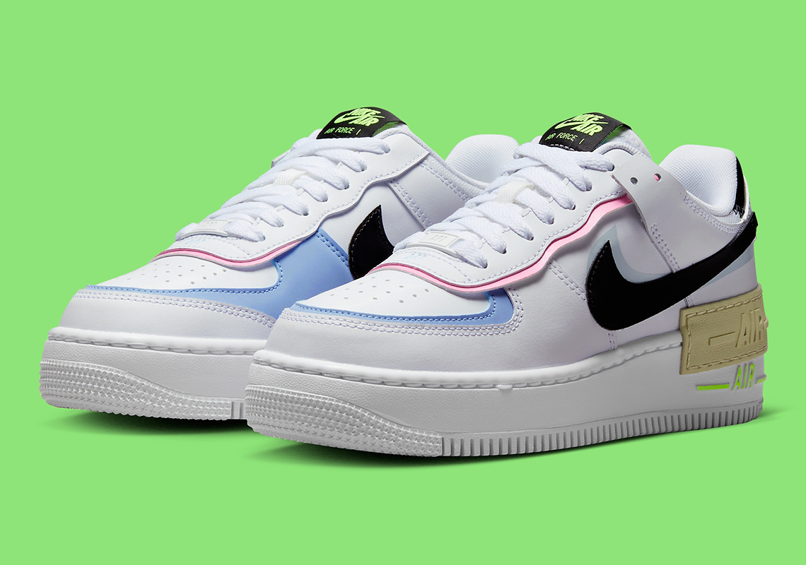 Đón mùa xuân với Nike Air Force 1 Shadow màu pastel - 1