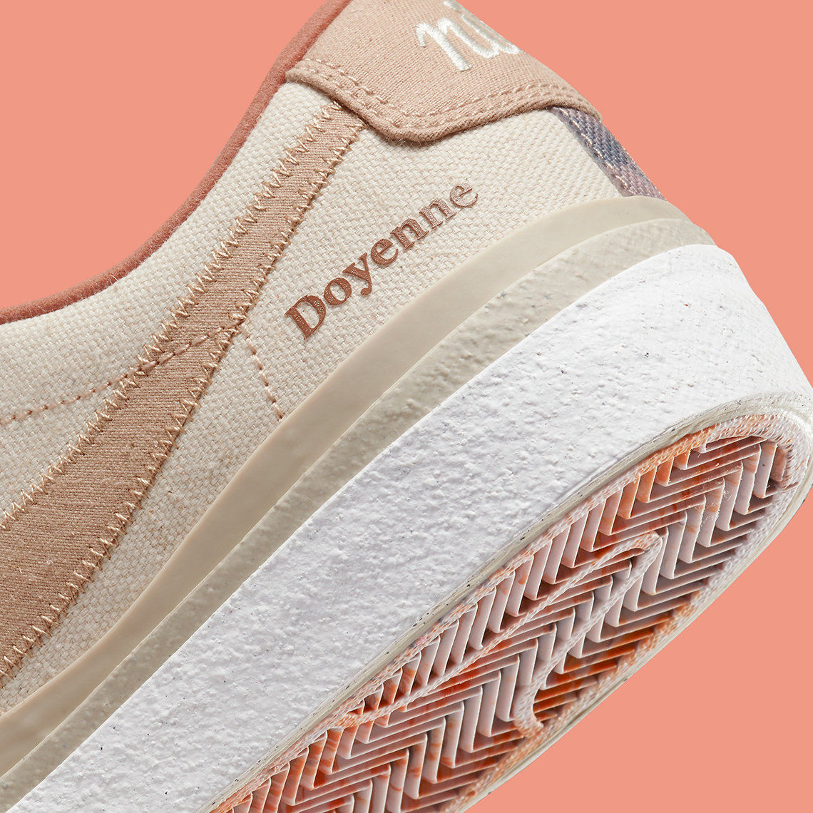 Doyenne Skateboards mang đến tông màu trung tính và sử dụng chất liệu tái chế cho bản hợp tác Nike SB Blazer Low của mình - 8