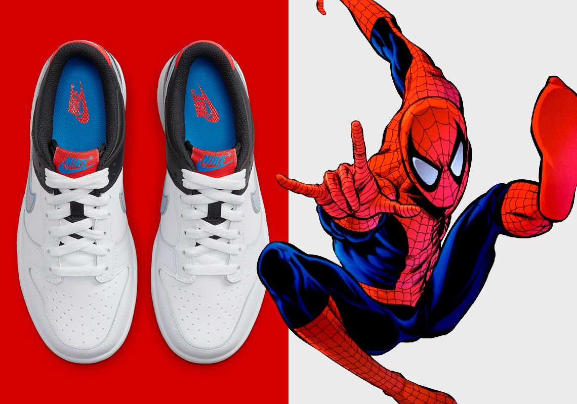 Dunks mới sắp ra mắt của Jordan Brand lấy cảm hứng từ Spider-Man - 1