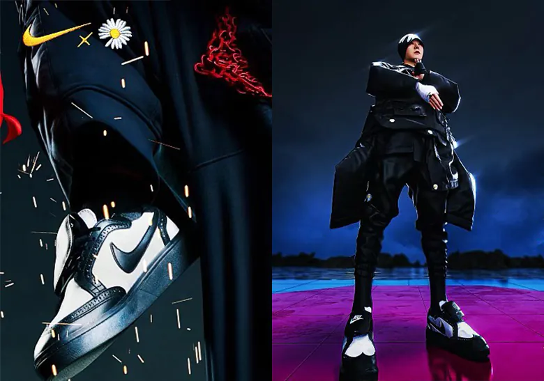 G-Dragon ra mắt phiên bản PEACEMINUSONE x Nike Kwondo 1 "Black/White" vào tháng 4