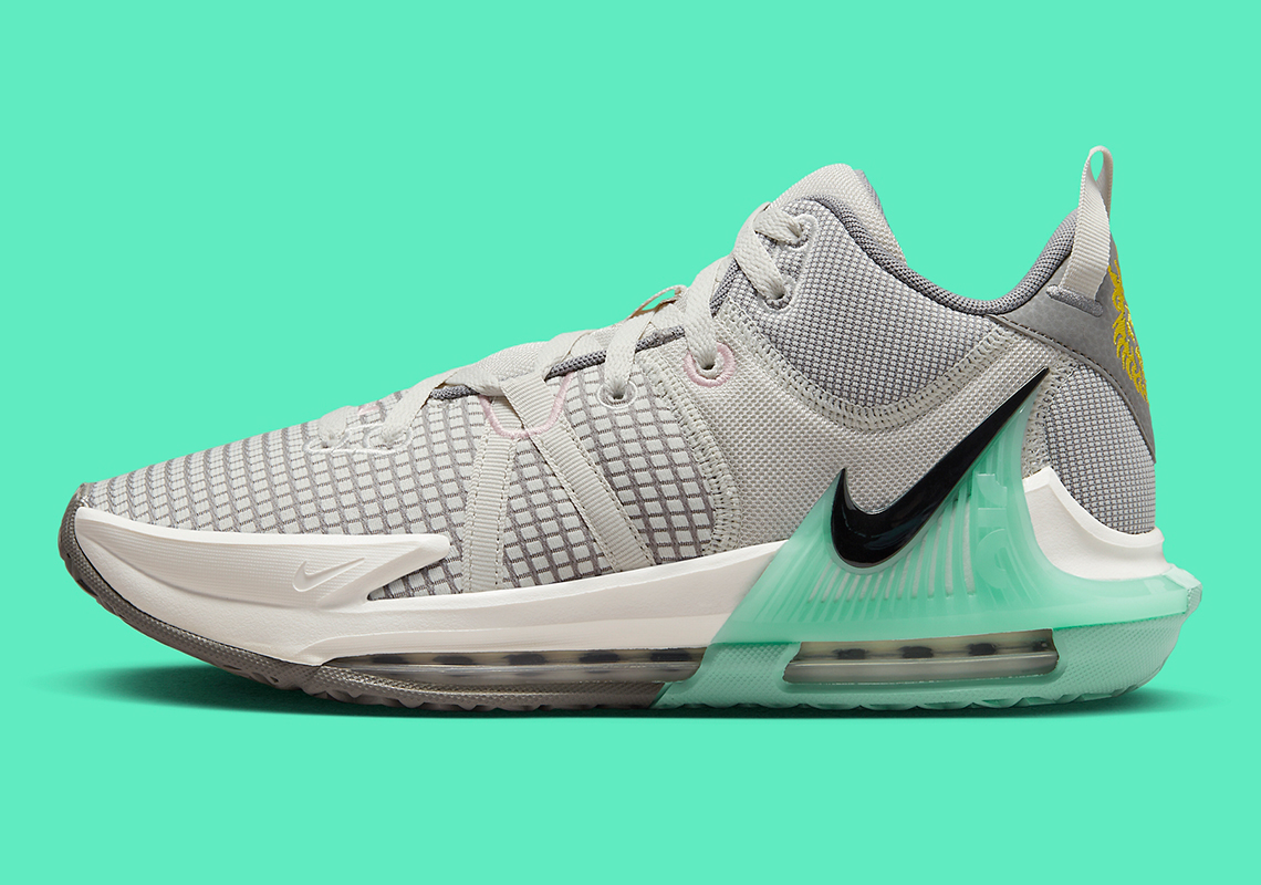 Gam màu xanh lá cây và vàng tạo động lực cho Nike LeBron Witness 7 - 2