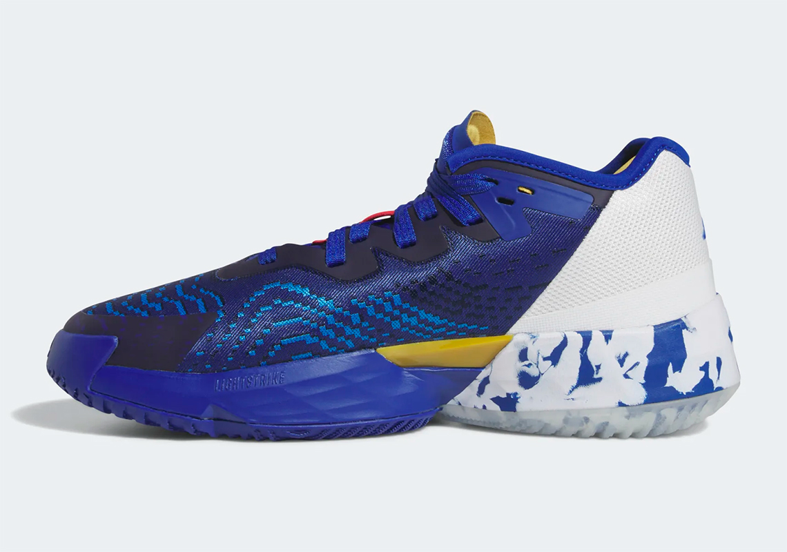 Giày adidas D.O.N. Issue #4 Team Navy được Donovan Mitchell thiết kế đặc biệt cho sự kiện McDonald's All-American 2023 - 3