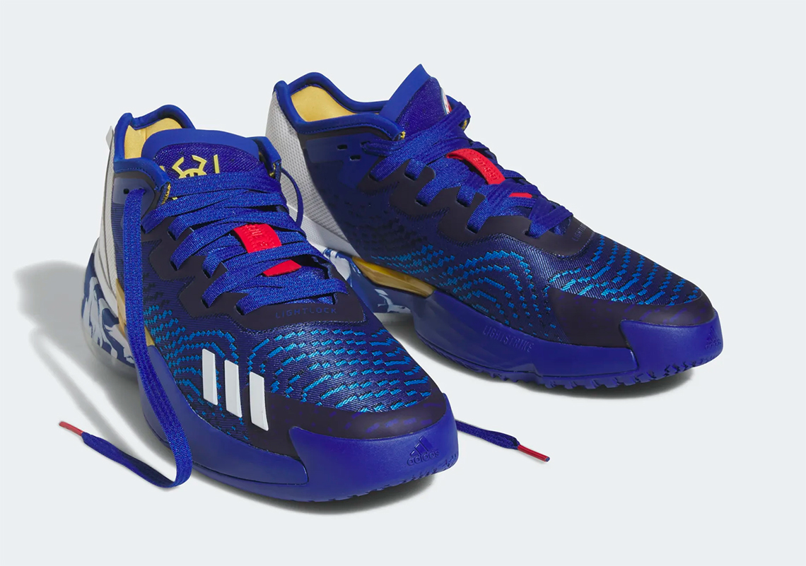 Giày adidas D.O.N. Issue #4 Team Navy được Donovan Mitchell thiết kế đặc biệt cho sự kiện McDonald's All-American 2023 - 4