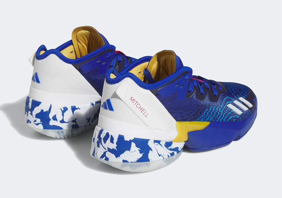 Giày adidas D.O.N. Issue #4 Team Navy được Donovan Mitchell thiết kế đặc biệt cho sự kiện McDonald's All-American 2023 - 5