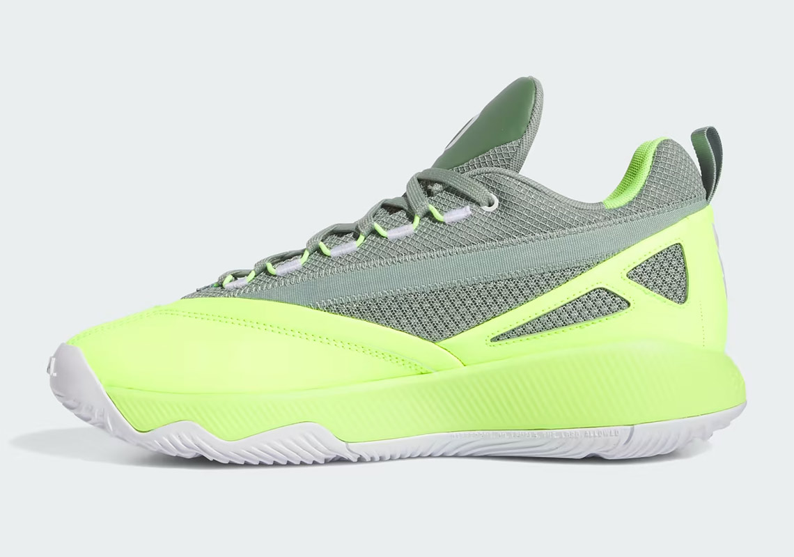 Giày adidas Dame Certified 2.0 'Lucid Lemon': Màu Sắc Sáng Lấp Lánh Cho Mùa Bóng Rổ Mới - 4