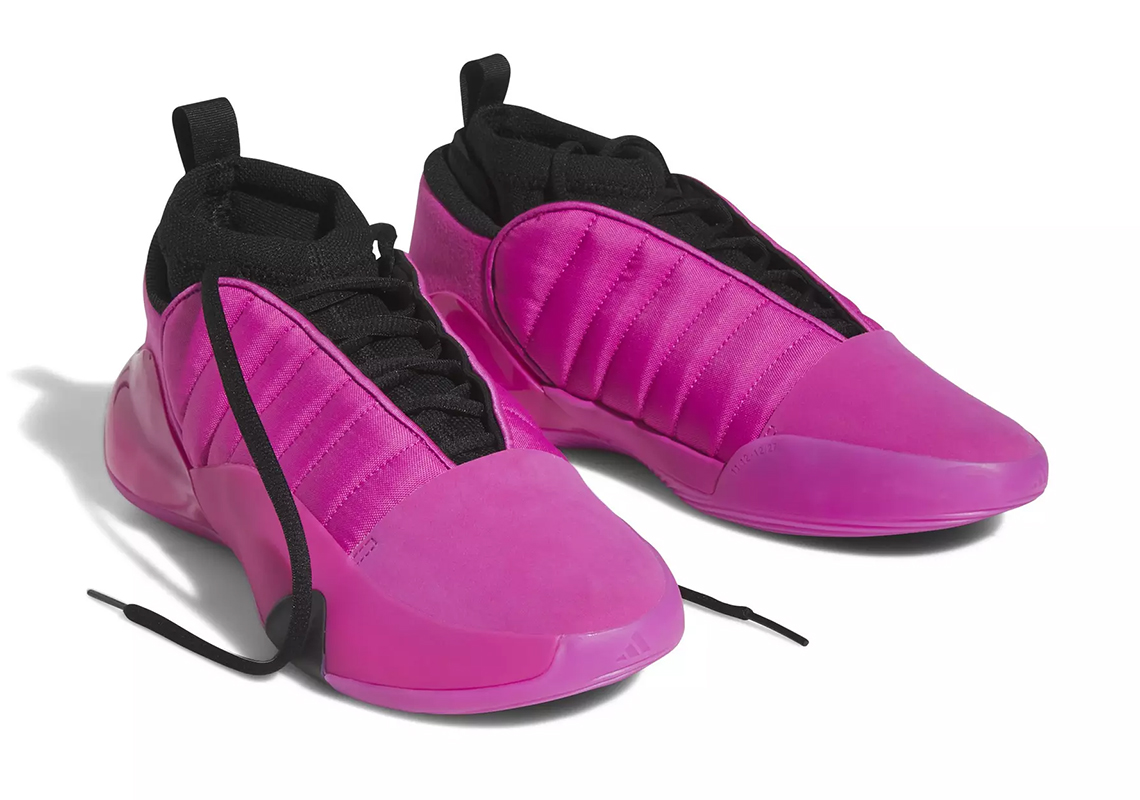 Giày adidas Harden Vol. 7 Lucid Fuchsia sắp ra mắt vào tháng 5 - 2