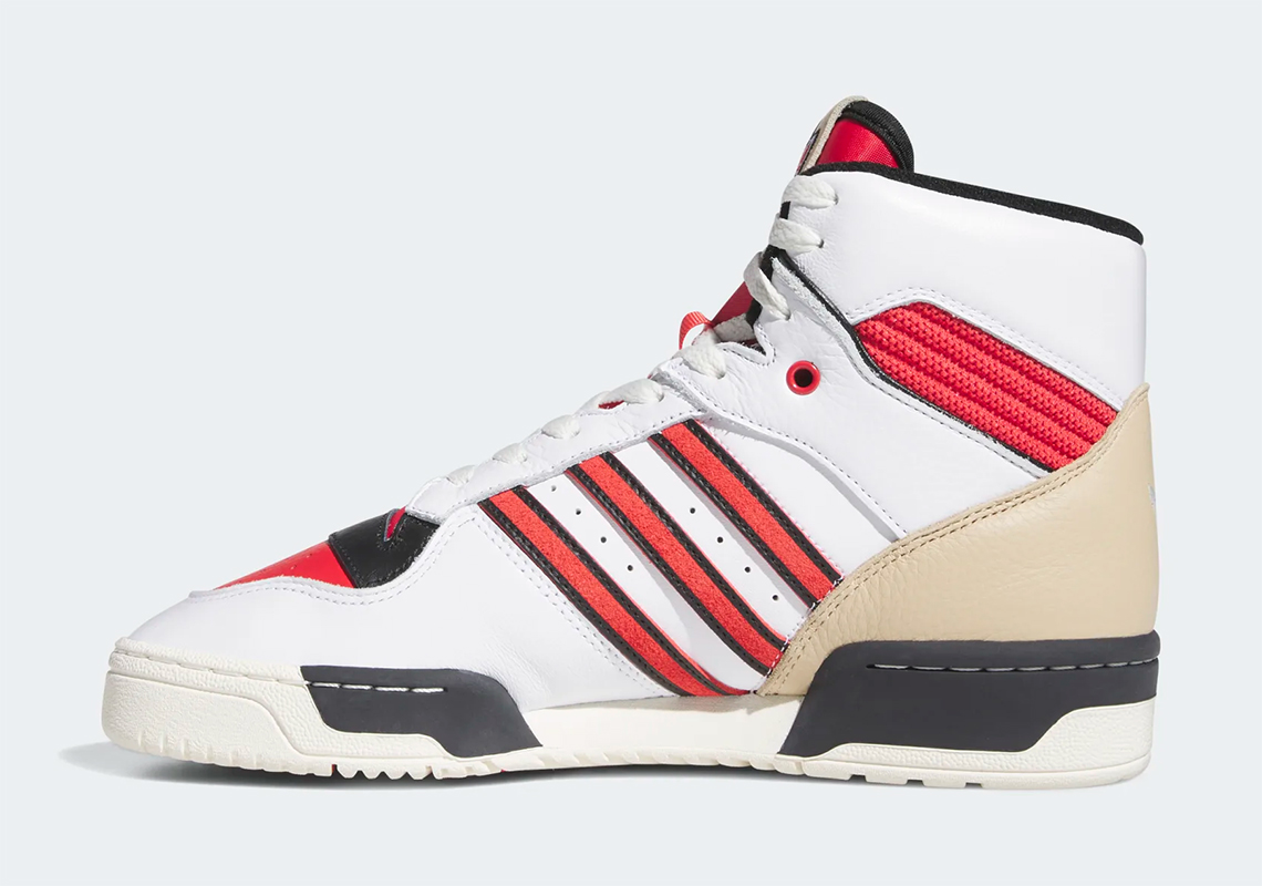 Giày adidas Rivalry Hi phiên bản mới kết hợp màu Chicago - 3