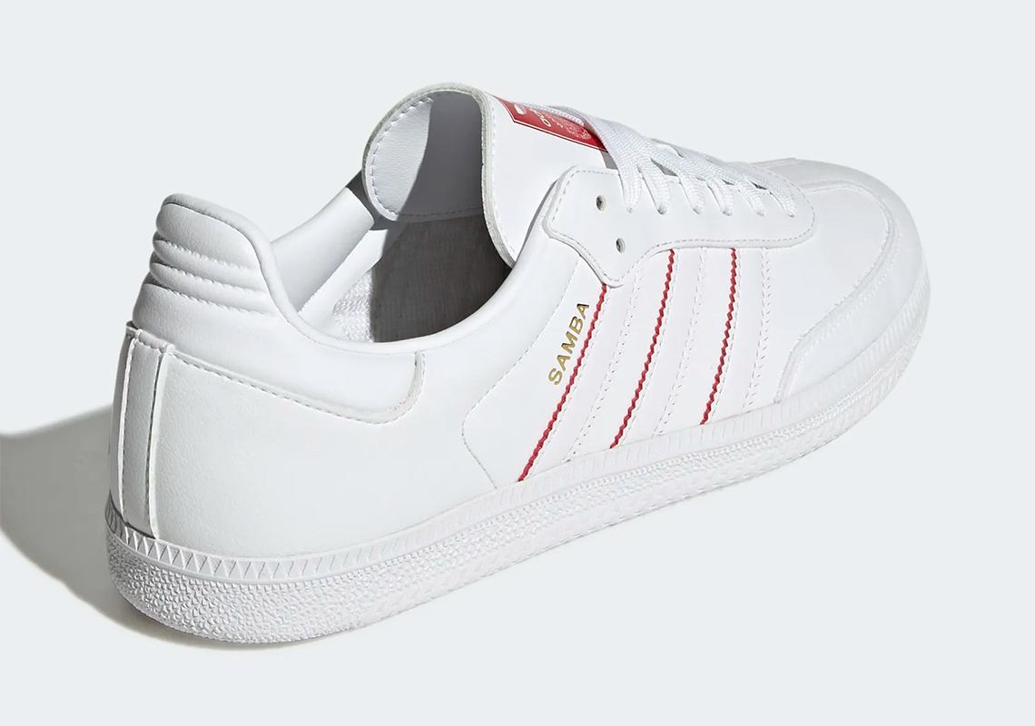 Giày adidas Samba Vegan Mickey và Minnie Mouse của Disney kỷ niệm 100 năm thành lập bằng vật liệu thân thiện động vật. - 10