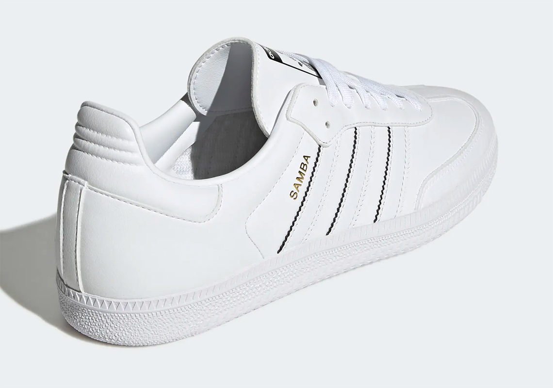 Giày adidas Samba Vegan Mickey và Minnie Mouse của Disney kỷ niệm 100 năm thành lập bằng vật liệu thân thiện động vật. - 5