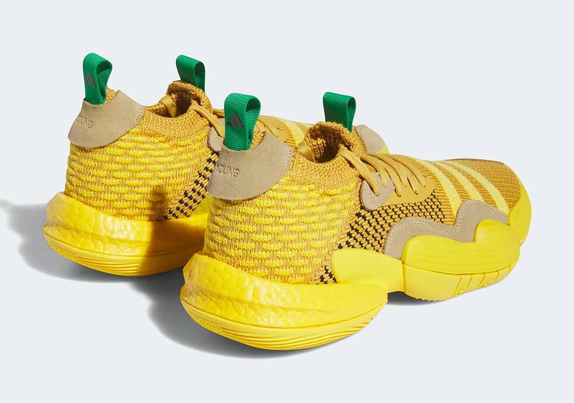 Giày adidas Trae Young 2 Almost Yellow: Sự kết hợp màu sắc táo bạo. - 2