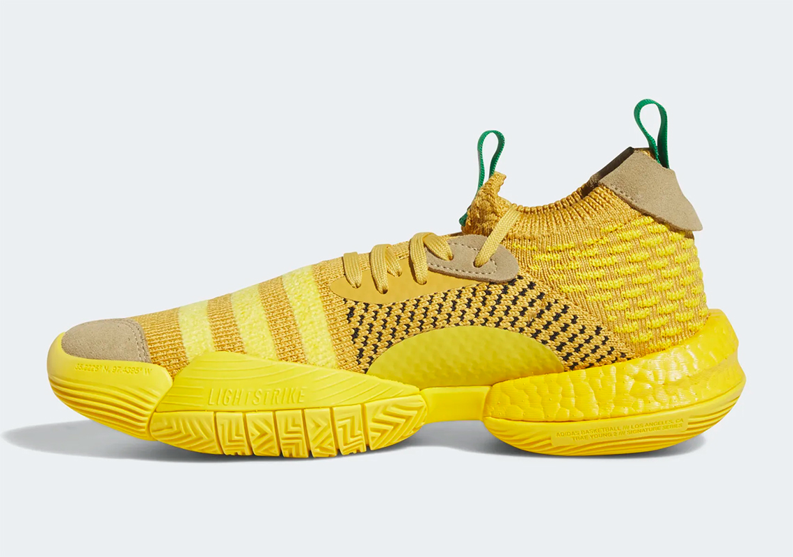 Giày adidas Trae Young 2 Almost Yellow: Sự kết hợp màu sắc táo bạo. - 4