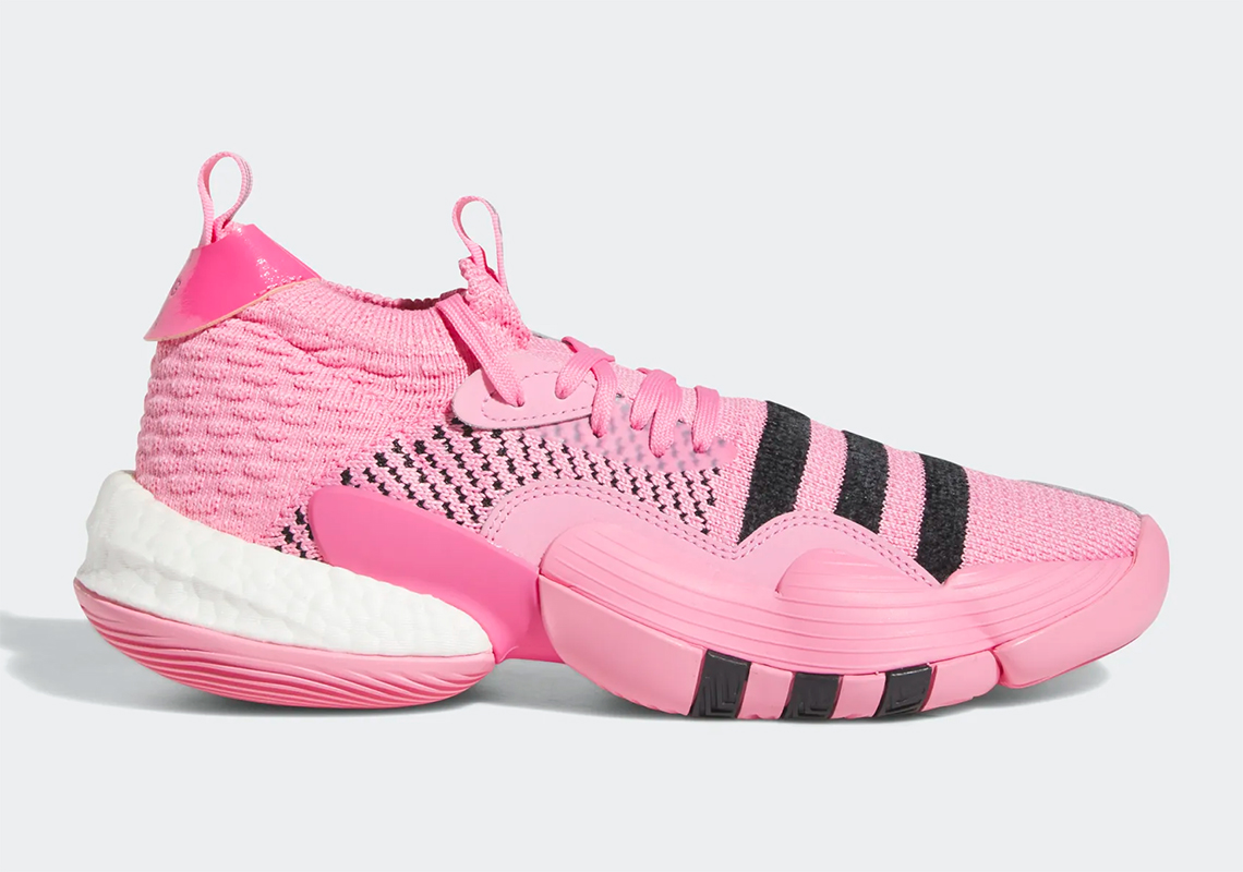 Giày adidas Trae Young 2 đón lấy tông màu Bliss Pink - 2