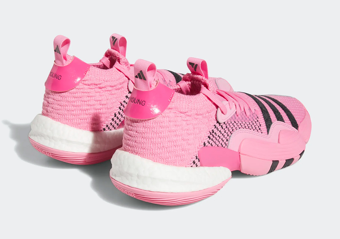 Giày adidas Trae Young 2 đón lấy tông màu Bliss Pink - 4