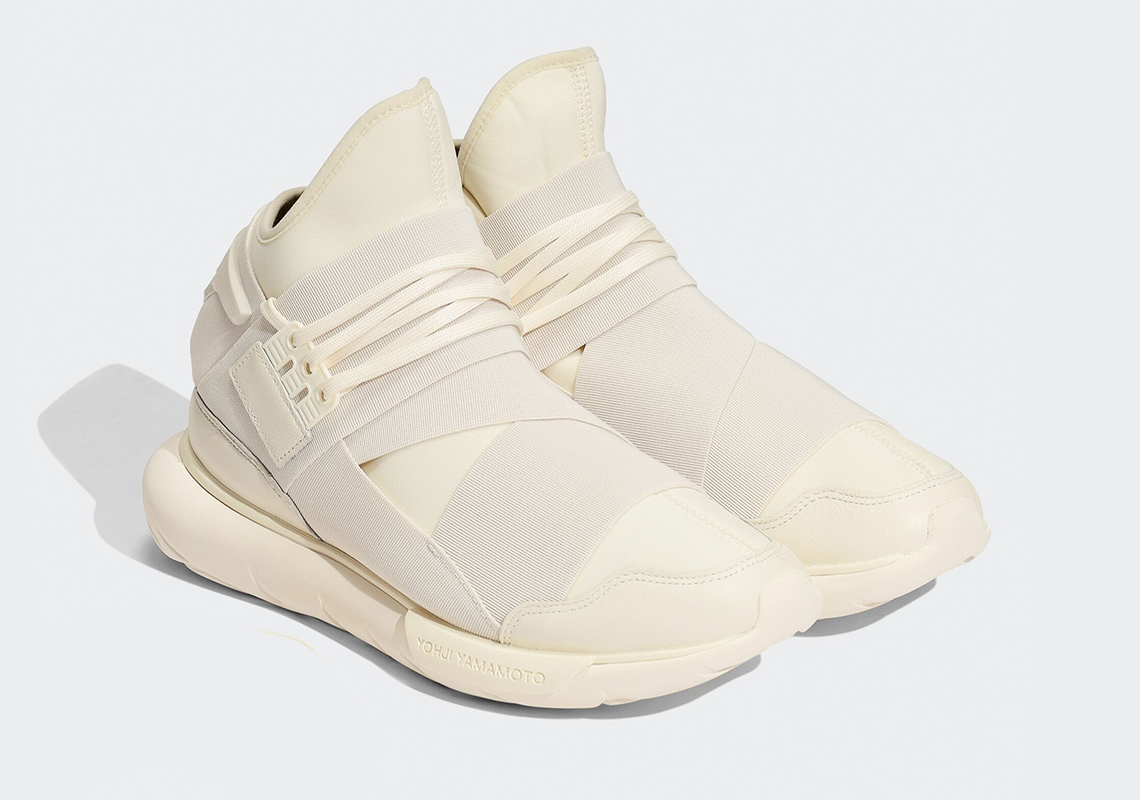 Giày adidas Y-3 Qasa High Off-White - Thiết kế một màu trắng sữa mới nhất - 2