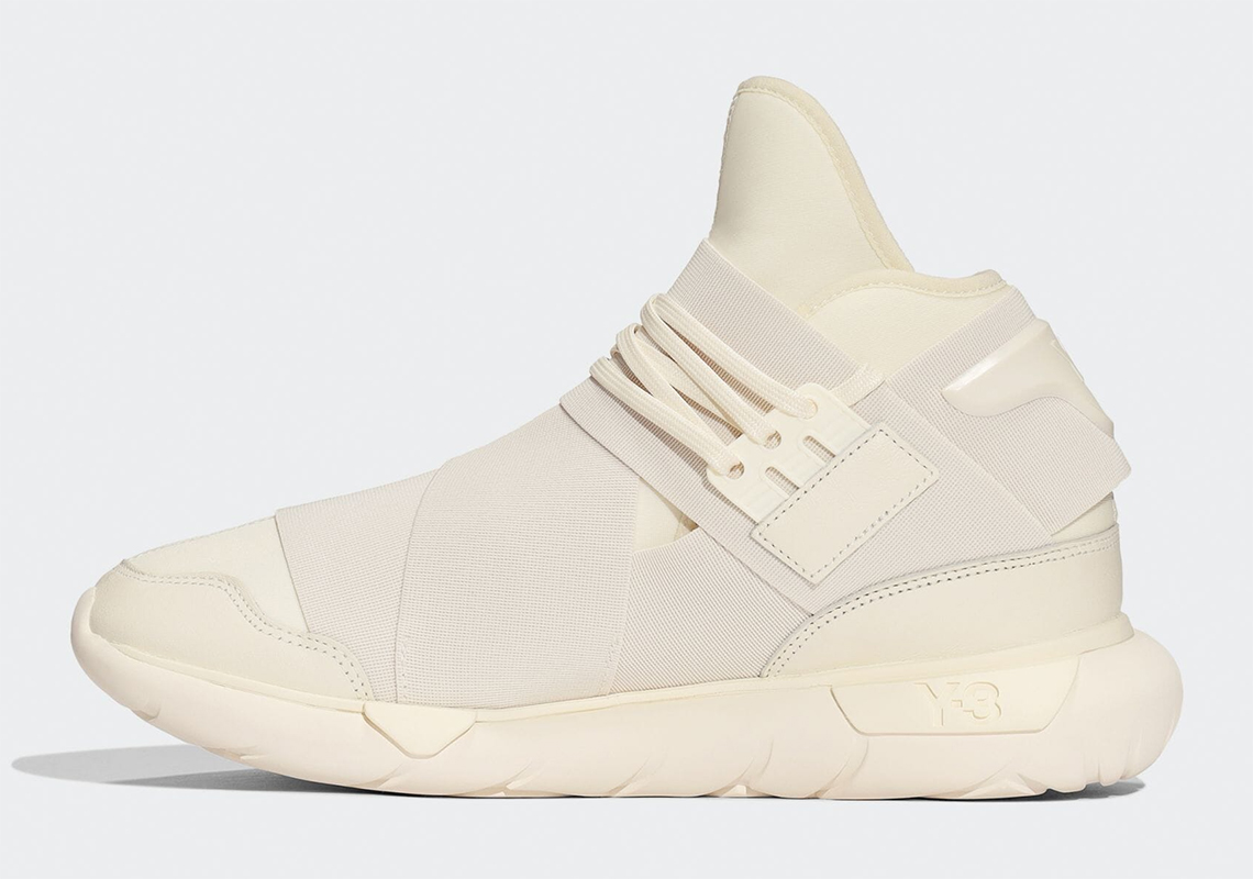 Giày adidas Y-3 Qasa High Off-White - Thiết kế một màu trắng sữa mới nhất - 3