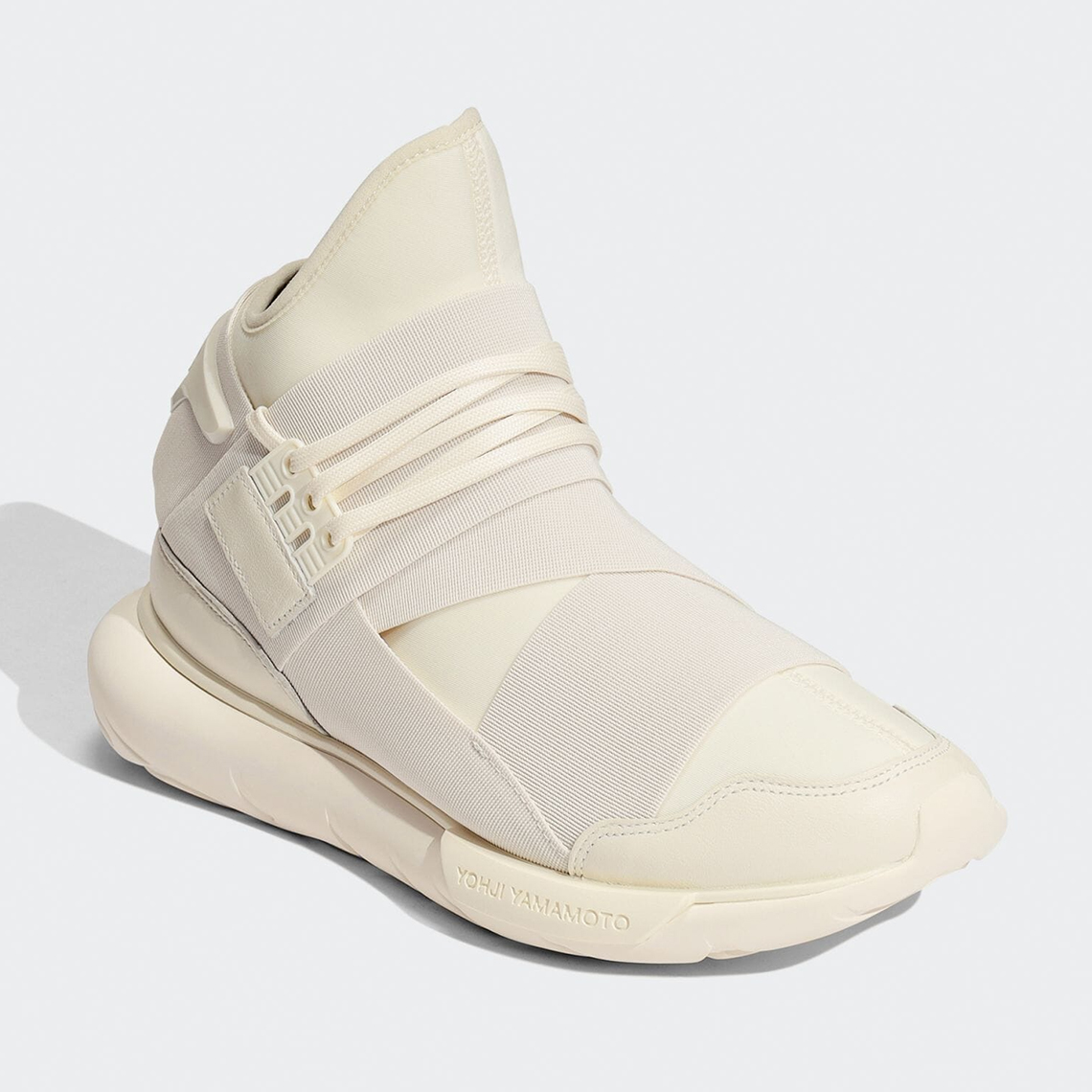 Giày adidas Y-3 Qasa High Off-White - Thiết kế một màu trắng sữa mới nhất - 4