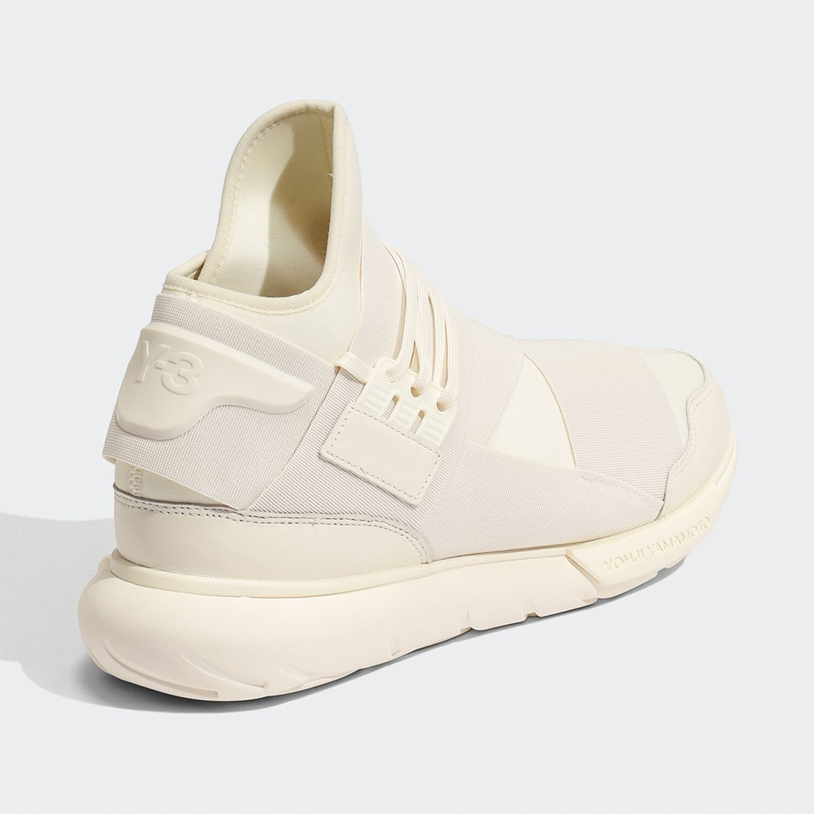 Giày adidas Y-3 Qasa High Off-White - Thiết kế một màu trắng sữa mới nhất - 5