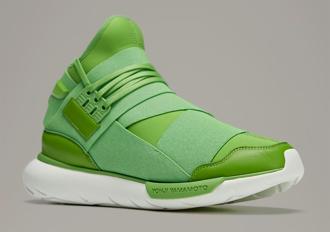 Giày adidas Y-3 Qasa 'Team Rave Green': Sắc Màu Sôi Động Cho Mùa Thu - 2