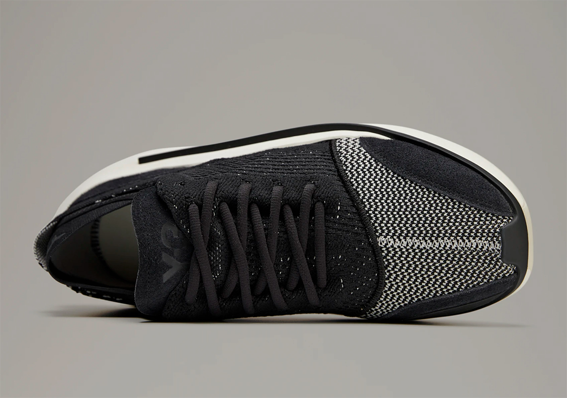 Giày adidas Y-3 Qisan Knit Black/White ra mắt với thiết kế đơn giản - 4