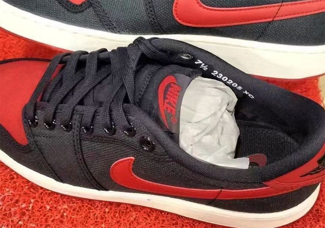 Giày Air Jordan 1 KO Low Bred trở lại với phong cách cổ điển - 2