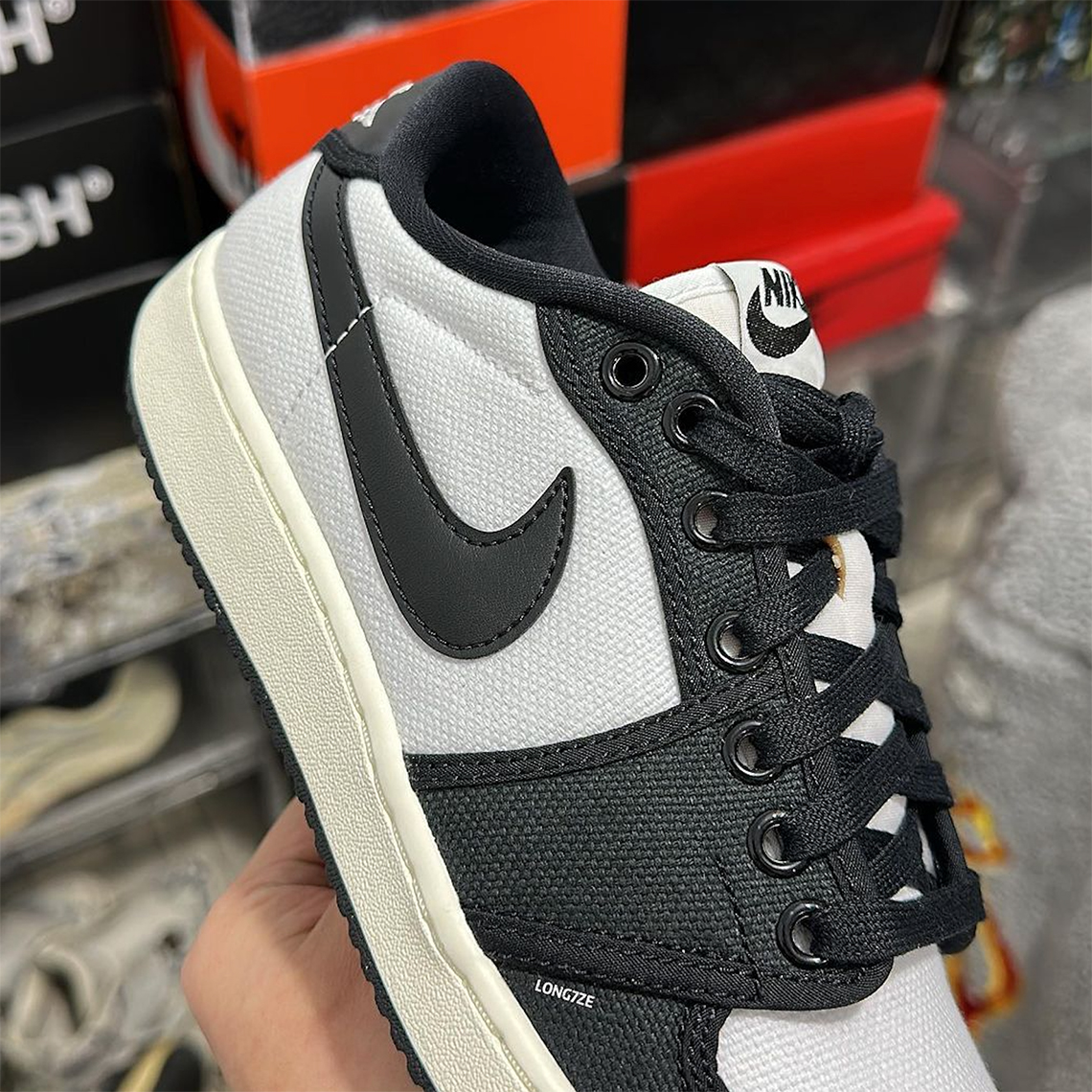 Giày Air Jordan 1 KO Low ra mắt phiên bản đen trắng đơn sắc - 6