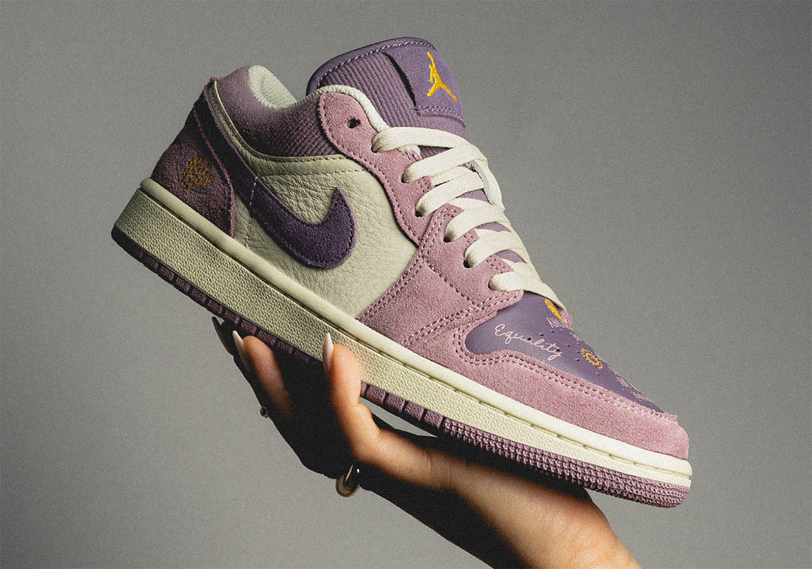 Giày Air Jordan 1 Low "Amethyst Wave" - Nike kỷ niệm Ngày Quốc tế Phụ nữ