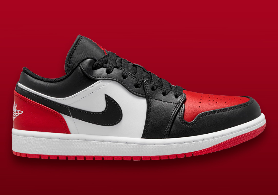 Giày Air Jordan 1 Low "Bred Toe" sắp ra mắt